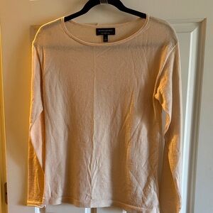 Banana Republic Cream Knit Merino Wool Lightweight Sweater
